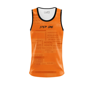 Women's singlet Orange