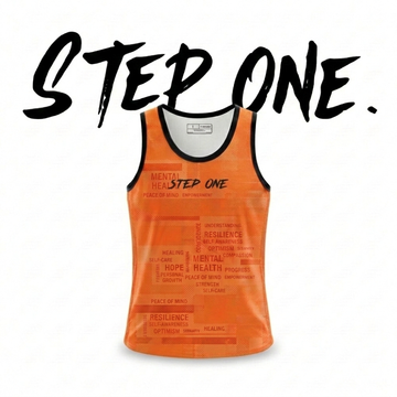 Women's singlet Orange