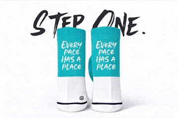 Every pace has a place - Turquoise Blue